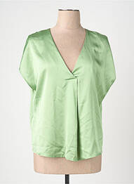 Tricou verde MANGO femeie