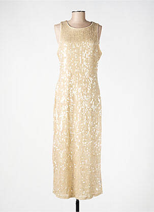 Rochie scurtă auriu MANGO femeie