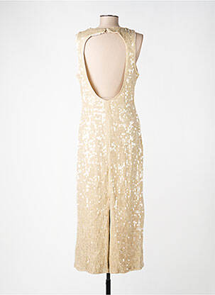 Rochie scurtă auriu MANGO femeie
