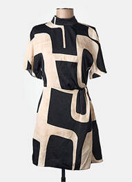 Rochie scurtă bej MANGO femme