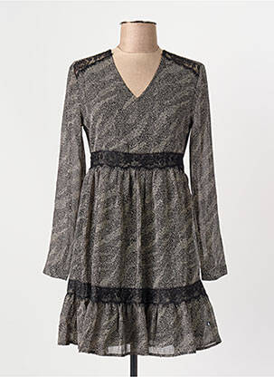 Rochie midi gri LE TEMPS DES CERISES femeie