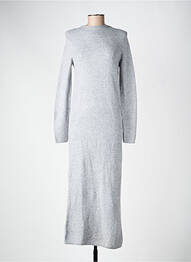 Rochie lungă gri MANGO femeie