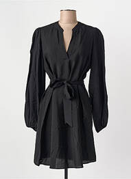 Rochie midi guler în v negru VILA femme