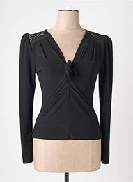 Top negru MORGAN femme