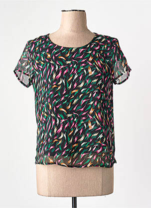 Tricou guler rotund verde ONLY femeie