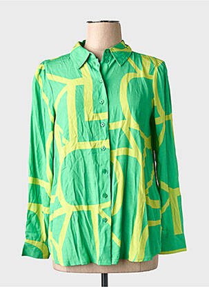 Cămașă mâneci lungi mâneci lungi verde ONLY femeie
