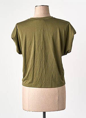 Tricou verde MANGO femeie