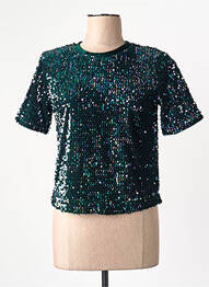Tricou verde MORGAN femme