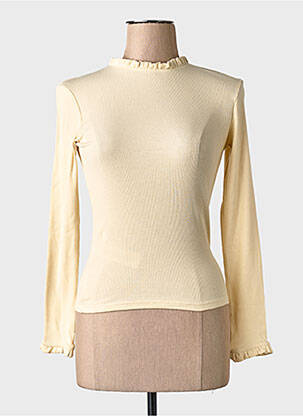 Tricou bej MANGO femeie
