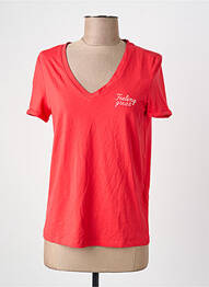 Tricou croială dreaptă roșu VERO MODA femme