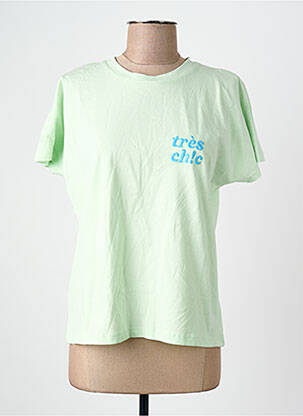 Tricou verde MANGO femeie
