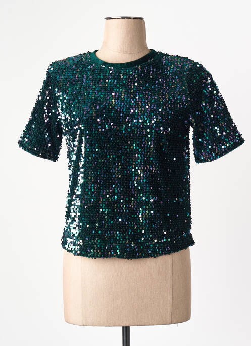Tricou verde MORGAN femme