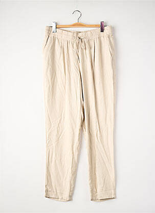 Pantalon larg bej VERO MODA femeie
