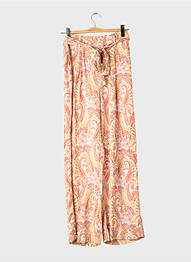 Pantalon drept portocaliu MANGO femme