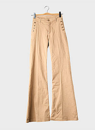 Pantalon evazat bej KOCCA femeie