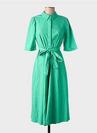 Rochie scurtă mâneci scurte mâneci scurte verde VERO MODA femeie