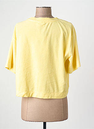 Tricou croială dreaptă galben ONLY femeie