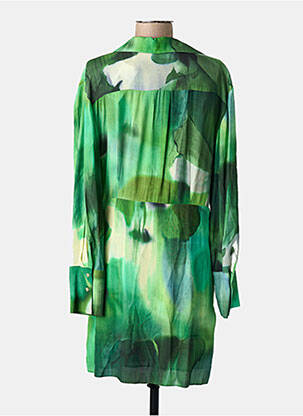 Rochie midi verde MANGO femeie