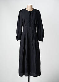 Rochie lungă negru MANGO femeie