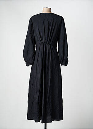 Rochie lungă negru MANGO femeie