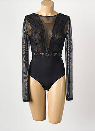 Body de lenjerie negru PIECES femeie