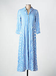 Rochie lungă mâneci 3/4 albastru VERO MODA femeie