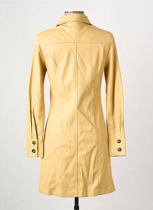 Rochie scurtă galben MANGO femeie