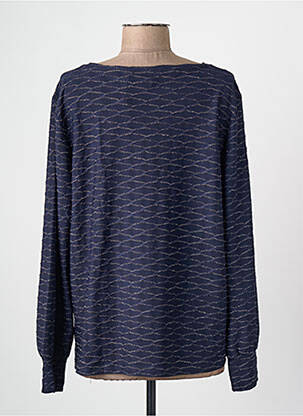 Tricou guler în v albastru CARMAKOMA femeie