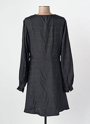 Rochie midi guler rotund negru JACQUELINE DE YONG femeie