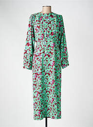 Rochie lungă mâneci lungi mâneci lungi verde ONLY femeie