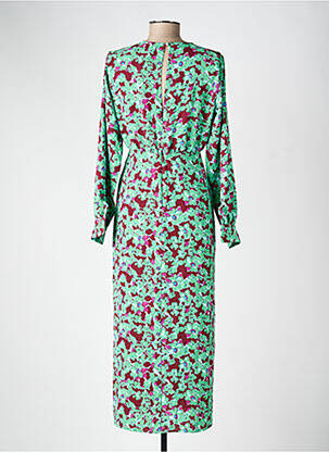 Rochie lungă mâneci lungi mâneci lungi verde ONLY femeie