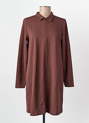 Rochie scurtă maro JACQUELINE DE YONG femeie