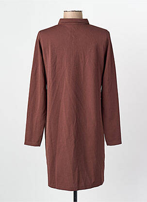 Rochie scurtă maro JACQUELINE DE YONG femeie