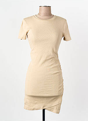 Rochie scurtă bej TALLY WEIJL femeie
