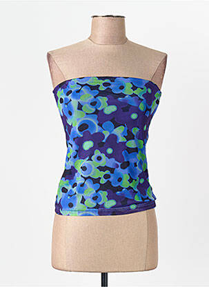 Top albastru NEON & NYLON femeie