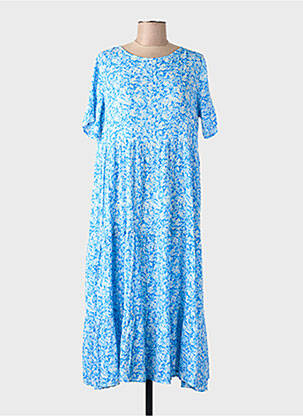 Rochie scurtă mâneci scurte mâneci scurte albastru ONLY femeie