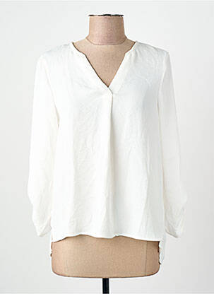 Cămașă croială dreaptă mâneci 3/4 alb VERO MODA femeie