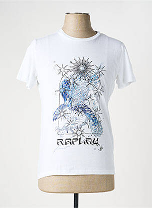 Tricou alb REPLAY bărbat