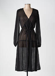 Rochie midi mâneci lungi mâneci lungi negru VERO MODA femeie