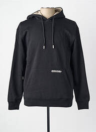 Hanorac cu glugă negru JACK & JONES bărbat