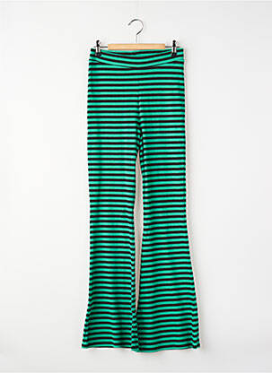 Pantalon evazat verde ONLY femeie