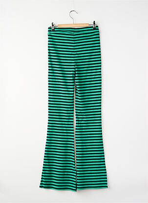 Pantalon evazat verde ONLY femeie