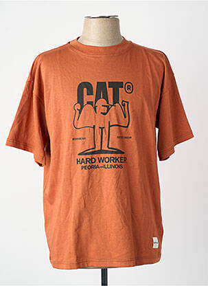 Tricou portocalie CATERPILLAR bărbat