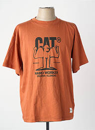 Tricou portocaliu CATERPILLAR bărbat