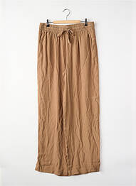 Pantalon larg maro OPUS femeie