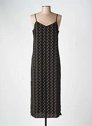 Rochie midi fără mâneci fără mâneci negru ONLY femeie
