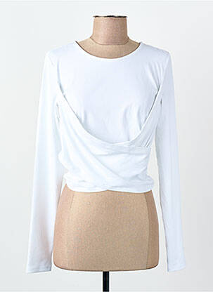 Tricou alb NOISY MAY femeie