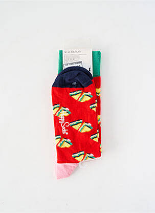 Șosete roșu HAPPY SOCKS bărbat