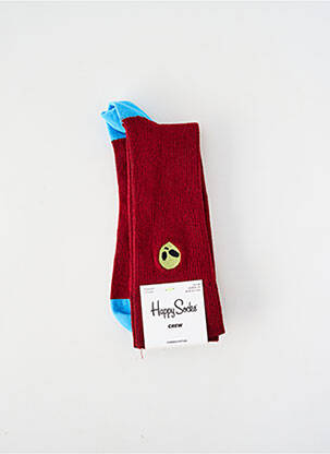 Șosete roșu HAPPY SOCKS bărbat