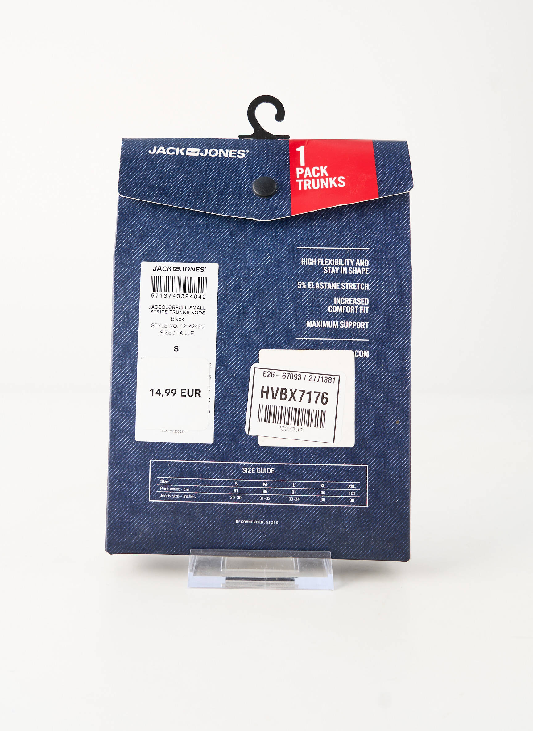 Boxer negru JACK & JONES bărbat